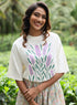 Lavender Printed Oversized T-shirt